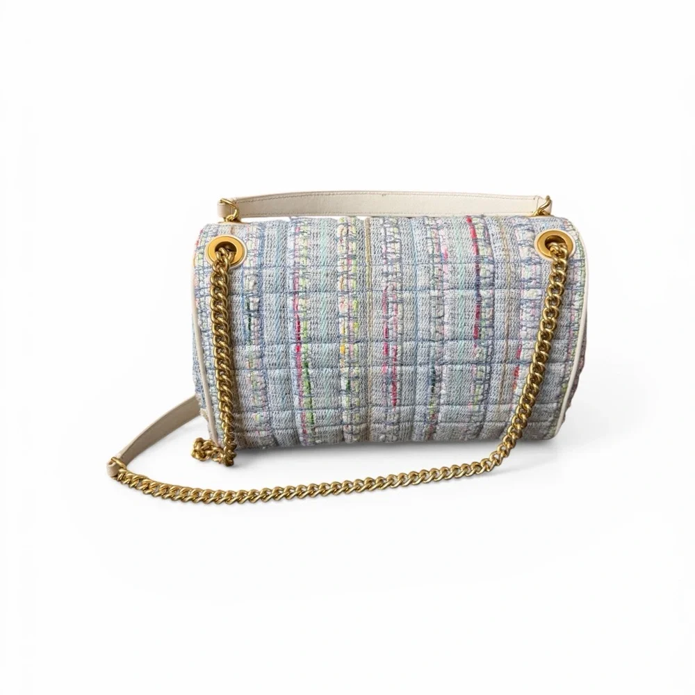 Kate Spade Evelyn Tweed Medium Convertible Crossbody Shoulder Bag - Picture 11 of 12